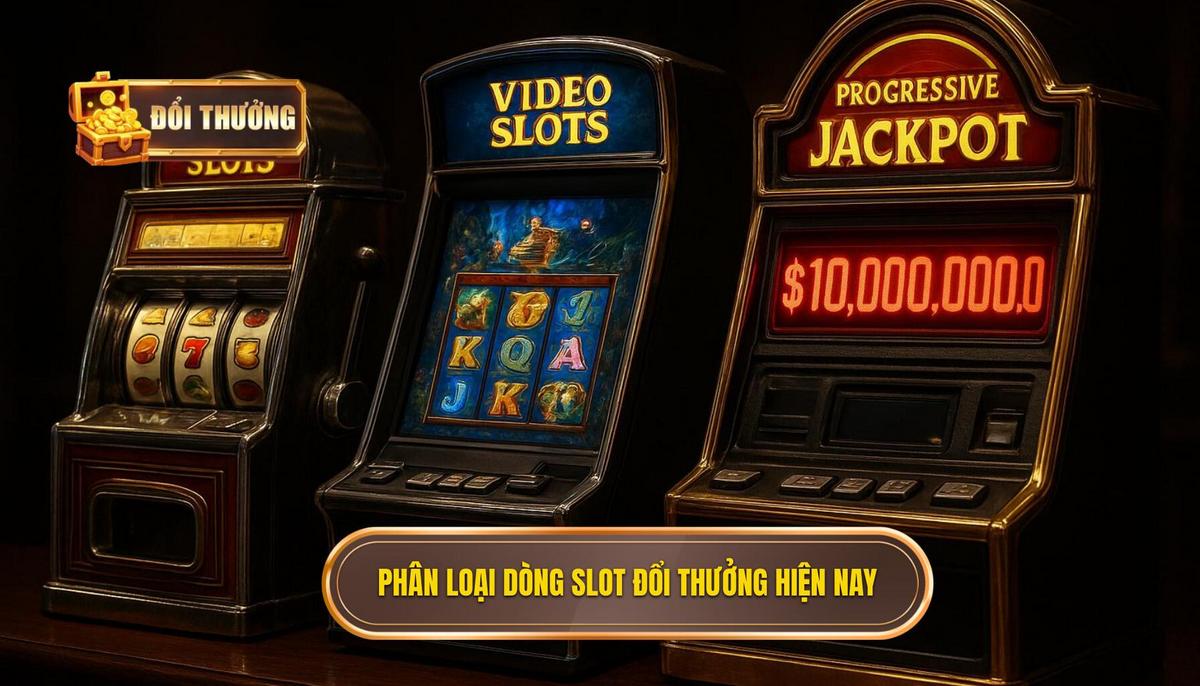 Phân loại các dòng slot đổi thưởng phổ biến hiện nay