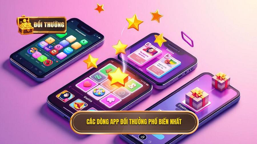 2. Các dòng app đổi thưởng phổ biến nhất